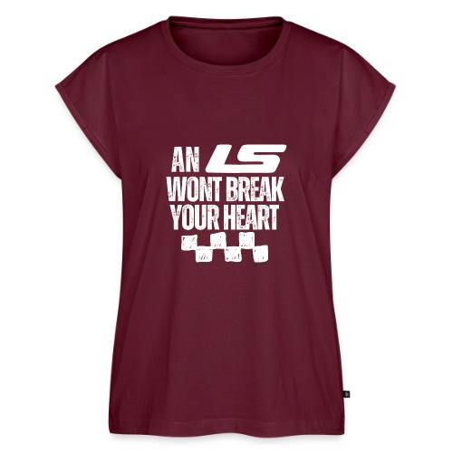 AN LS WONT BREAK YOUR HEART - Women's Premium Roll Up Sleeve T-Shirt