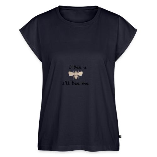 U bee u - Women's Premium Roll Up Sleeve T-Shirt