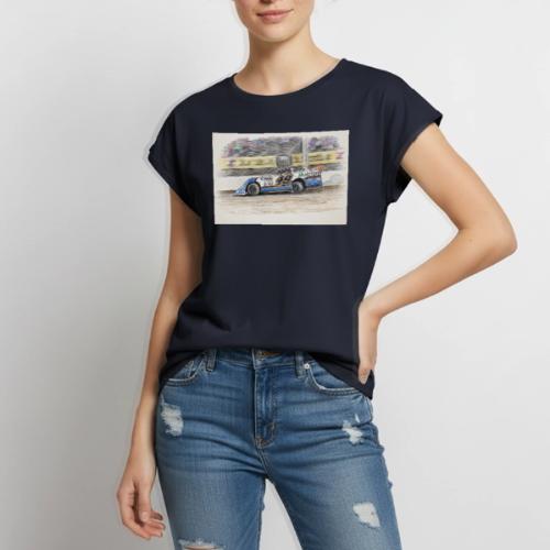 Jonathan Davenport's #49 - Women's Premium Roll Up Sleeve T-Shirt