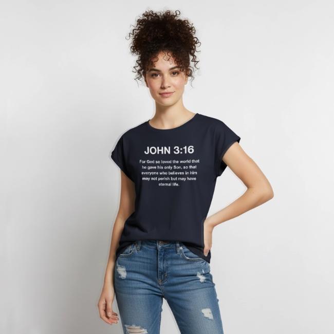 John 3:16 Christian Apparel – White