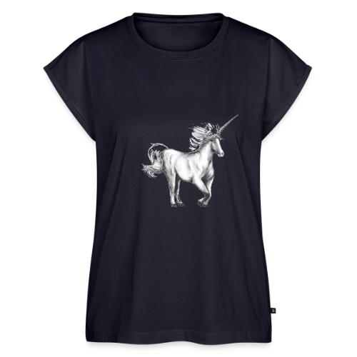 unicorn - Women's Premium Roll Up Sleeve T-Shirt