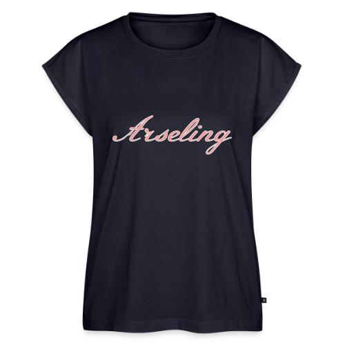 Arseling (Elegant) - Women's Premium Roll Up Sleeve T-Shirt