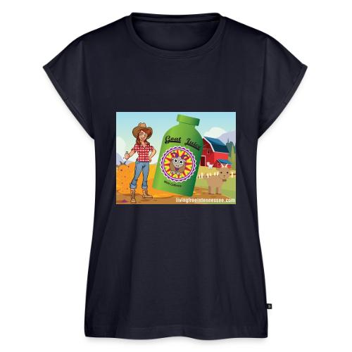 Nicole Sauce's Goat Juice - Women's Premium Roll Up Sleeve T-Shirt