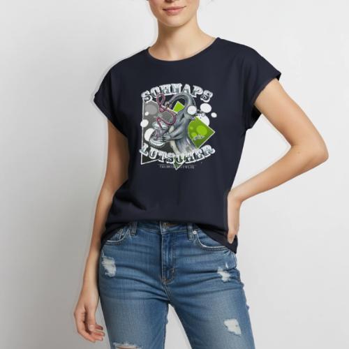 Schnapslutscher I - Women's Premium Roll Up Sleeve T-Shirt