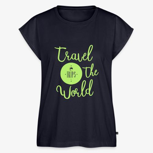 Trips Inc.™ 2017 T Shirt - Women's Premium Roll Up Sleeve T-Shirt