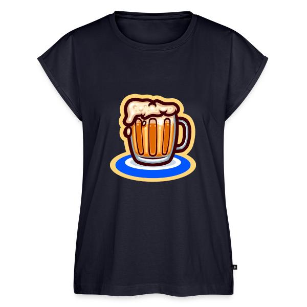 Beer in the house Women's Premium Roll Up Sleeve T-Shirt