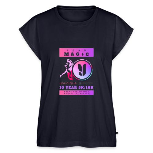 Team Magic Run - Women's Premium Roll Up Sleeve T-Shirt