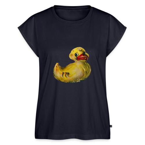Duck tear transparent - Women's Premium Roll Up Sleeve T-Shirt