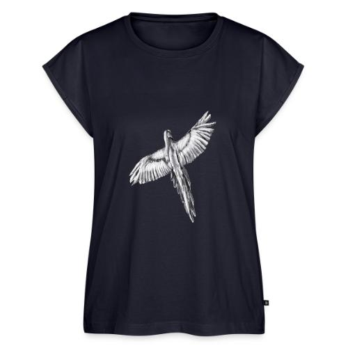 Flying parrot - Women's Premium Roll Up Sleeve T-Shirt
