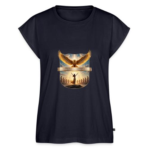 Women’s Day Eagle Matriarch T Shirt,, Gift for Mom - Women's Premium Roll Up Sleeve T-Shirt