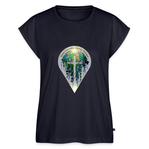 Easter Grace Cascades Vine T Shirt, Renewal Gift - Women's Premium Roll Up Sleeve T-Shirt
