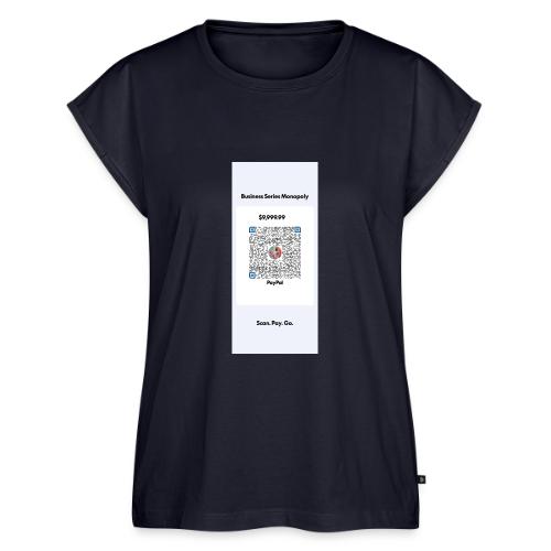 pp my qrcode 1758477437583 - Women's Premium Roll Up Sleeve T-Shirt