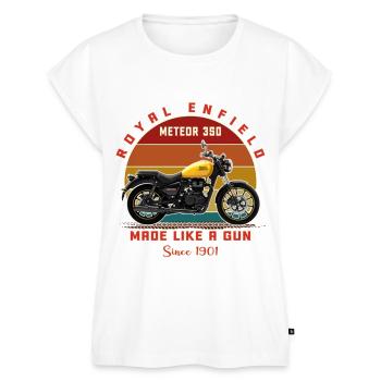 Designer Apparel and Accessories - Women's Premium Roll Up Sleeve T-Shirt - white - Front - AI Model Female 180 light (180cm)