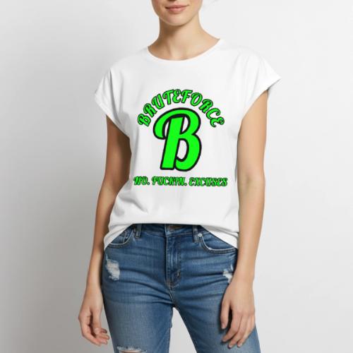 THE LOGO 2 - Women's Premium Roll Up Sleeve T-Shirt