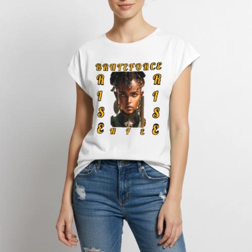 NFE WARRIOR - Women's Premium Roll Up Sleeve T-Shirt