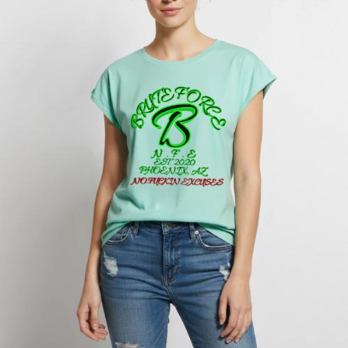 ESTABLISHED - Women's Premium Roll Up Sleeve T-Shirt