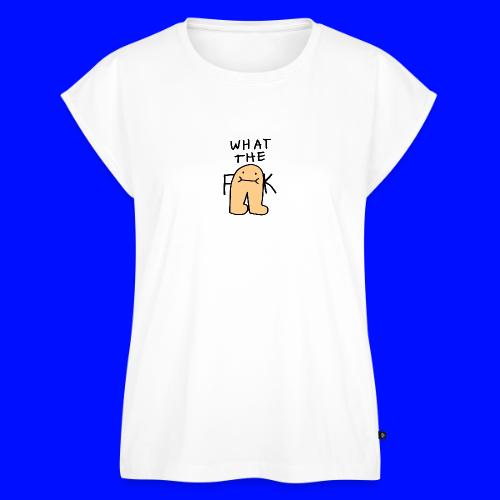 What The Bert, Black Outline (tshirts & handbags) - Women's Premium Roll Up Sleeve T-Shirt