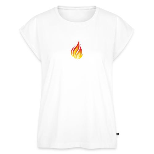 HL7 FHIR Flame Logo - Women's Premium Roll Up Sleeve T-Shirt
