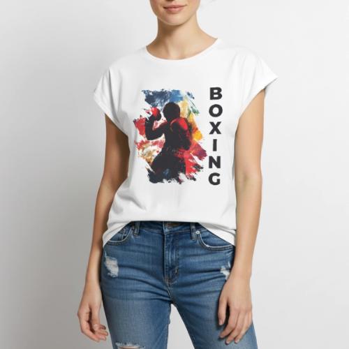 Boxing Drive - Women's Premium Roll Up Sleeve T-Shirt