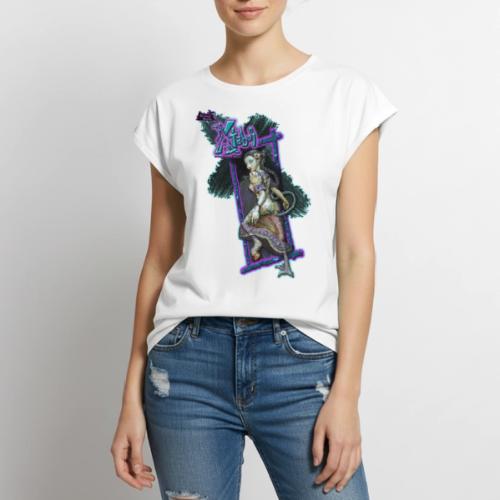 GrisDismation's Xtabai is a seductress of Belize - Women's Premium Roll Up Sleeve T-Shirt