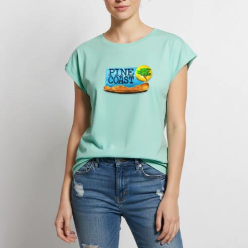 Pine Coast - Women's Premium Roll Up Sleeve T-Shirt
