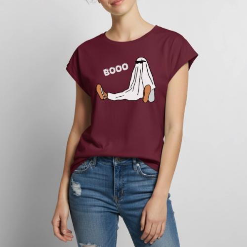 Ghost design - Women's Premium Roll Up Sleeve T-Shirt