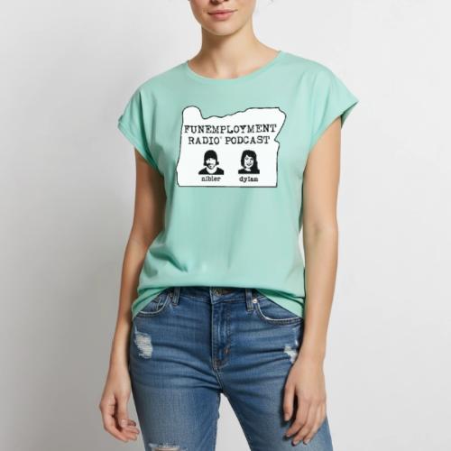 FER Logo Classic Design - Women's Premium Roll Up Sleeve T-Shirt