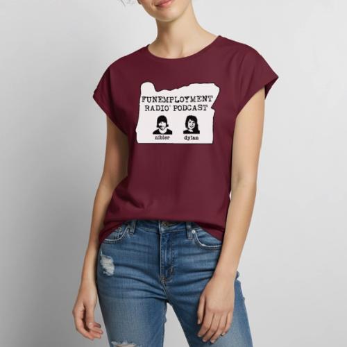 FER Logo Classic Design - Women's Premium Roll Up Sleeve T-Shirt