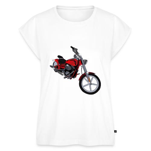 Motorcycle red - Women's Premium Roll Up Sleeve T-Shirt