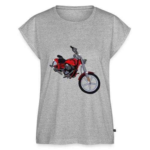Motorcycle red - Women's Premium Roll Up Sleeve T-Shirt