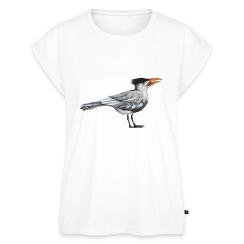 Royal Tern gull - Women's Premium Roll Up Sleeve T-Shirt