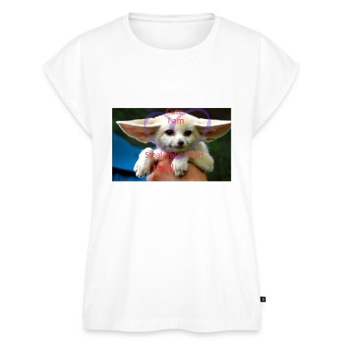 baby fox - Women's Premium Roll Up Sleeve T-Shirt