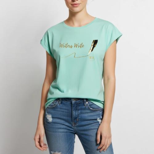 Writers Write - Women's Premium Roll Up Sleeve T-Shirt