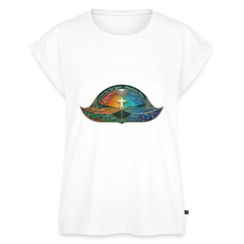 Easter Cast the Net Again T Shirt, abundance Gift - Women's Premium Roll Up Sleeve T-Shirt