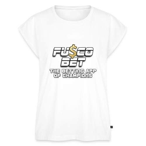 Official FuscoBet Logo - Women's Premium Roll Up Sleeve T-Shirt
