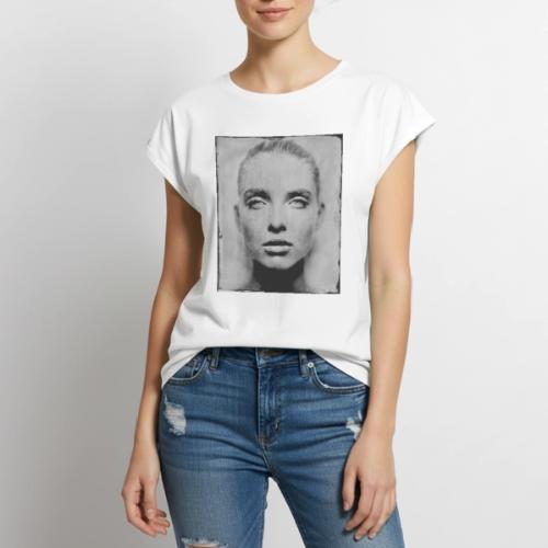 Gazing Still - Women's Premium Roll Up Sleeve T-Shirt