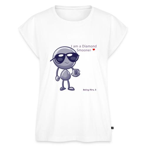 Smoon City 18 I am a Diamond Smooner - Women's Premium Roll Up Sleeve T-Shirt