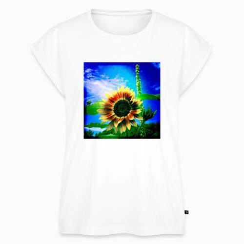 The Sunflower - Women's Premium Roll Up Sleeve T-Shirt