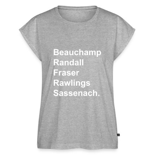 Claire's Names - Women's Premium Roll Up Sleeve T-Shirt