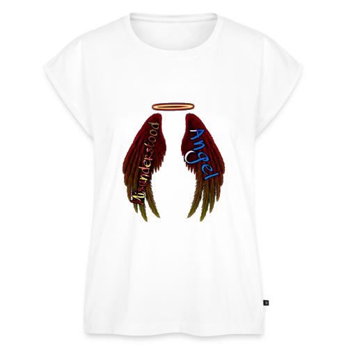 Misunderstood Angel (Demon Wings) - Women's Premium Roll Up Sleeve T-Shirt