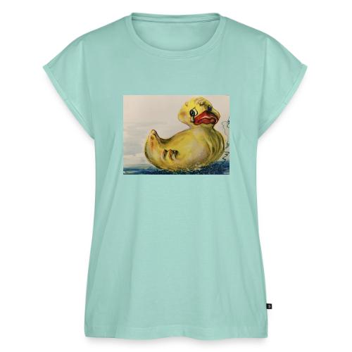 duck tears - Women's Premium Roll Up Sleeve T-Shirt