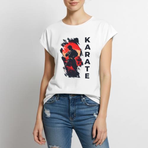 Karate: the art of self-mastery - Women's Premium Roll Up Sleeve T-Shirt