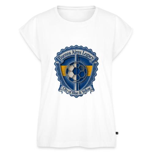Buenos Aires Legacy T Shirt, Soccer City Pride Gif - Women's Premium Roll Up Sleeve T-Shirt
