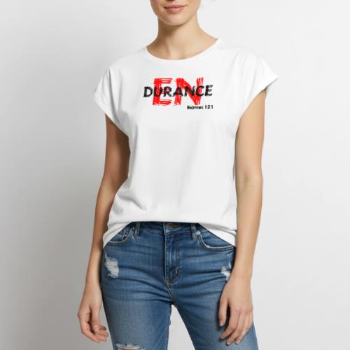 Run with Endurance - Women's Premium Roll Up Sleeve T-Shirt
