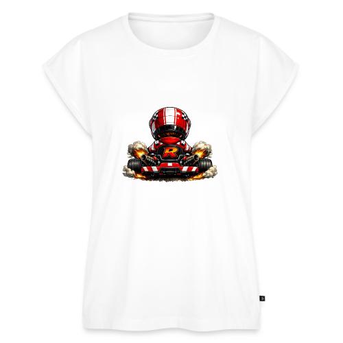 Carcadelogoracerback - Women's Premium Roll Up Sleeve T-Shirt