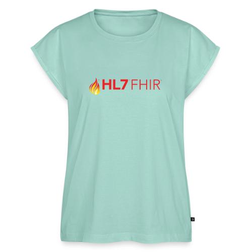 HL7 FHIR Logo - Women's Premium Roll Up Sleeve T-Shirt