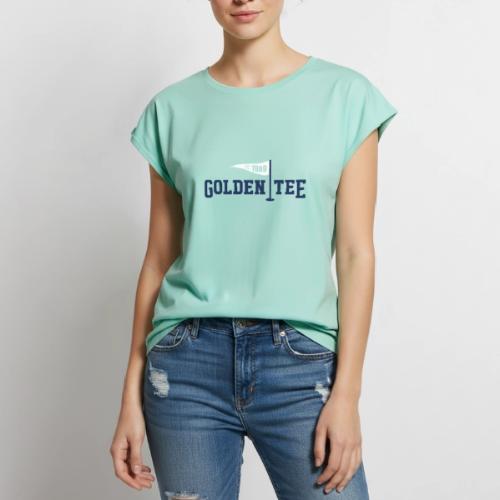 Golden Tee Collegiate - Women's Premium Roll Up Sleeve T-Shirt