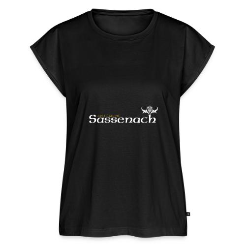 Just Call Me Sassenach - Women's Premium Roll Up Sleeve T-Shirt