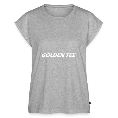 Golden Tee logo - Women's Premium Roll Up Sleeve T-Shirt