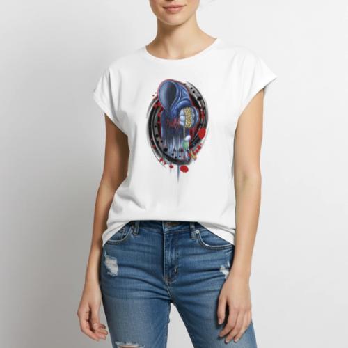 Der letzte Pazifist - Women's Premium Roll Up Sleeve T-Shirt